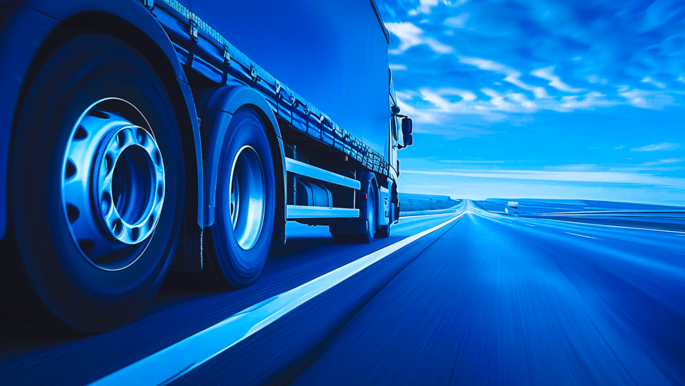 Truck on the highway