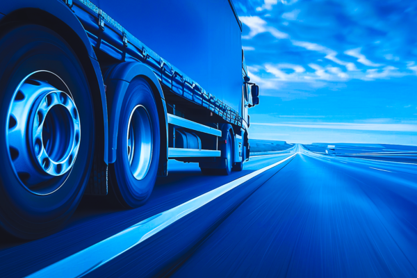 Truck on the highway